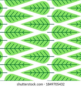 Lleaf vein patterns. Vector illustration. Seamless pattern.
