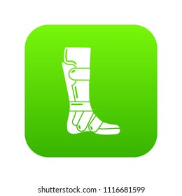 lLg in retainer icon. Simple illustration of leg in retainer vector icon for web.