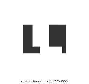 Diseño del logotipo de LLI. Letra inicial L L I estilo de letra en negrita para startups tecnológicas, consultoría, marca corporativa. Nombre creativo de la empresa, titulares de la tipografía, identidad, logotipo de moda. Ilustración vectorial.