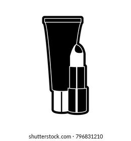 Llipstick and cream design