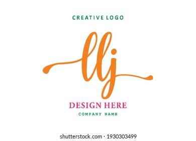 LLJ lettering logo is simple, easy to understand and authoritative