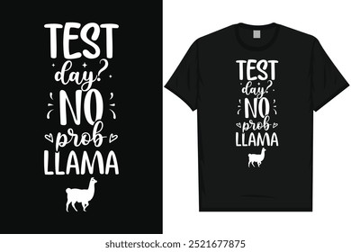 Lllama drama llama cool llama llamas animal typography graphics tshirt design