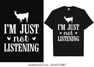 Lllama drama llama cool llama llamas animal typography graphics tshirt design