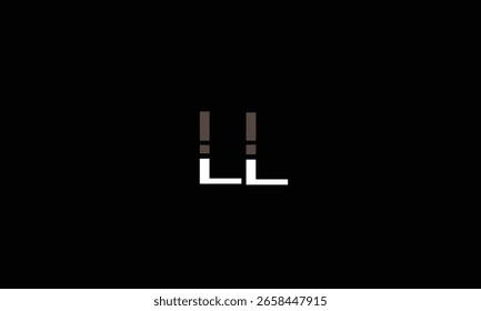 LL, L, L, L, L, abstracto, letras, logotipo, monograma, estilo, símbolos, ambiciones, iconos, 
