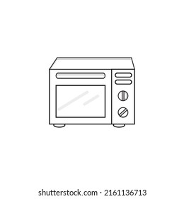 lllustration of the microwave oven design Free Vector