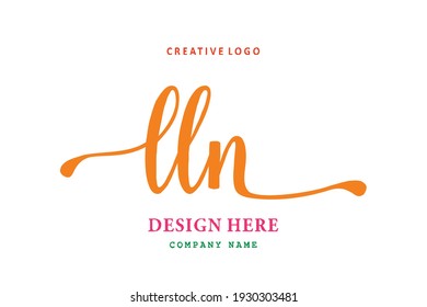 LLN lettering logo is simple, easy to understand and authoritative