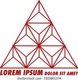 LLogo Simple Triangle Vector Design