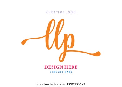 LLP lettering logo is simple, easy to understand and authoritative