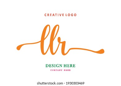 LLR lettering logo is simple, easy to understand and authoritative