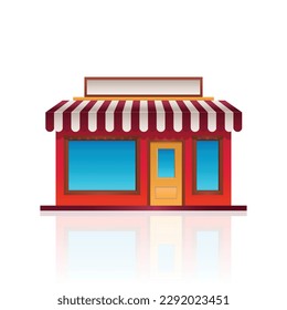llustrastion vector graphic of store, Good for business, marketplace, super market, store, trade, and etc