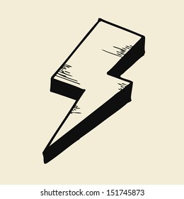llustration of a bolt of lightning