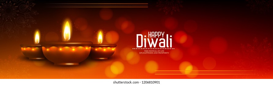 llustration of burning diya on Happy Diwali, light festival of India, Design Template with Creative Deep or Rangoli design illustration, Diwali Greetings, Modern Diwali Greetings.