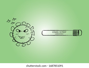 llustration graphic vector of corona virus in wuhan,corona virus infection. 2019-nvoc virus.corona virus microbe.
