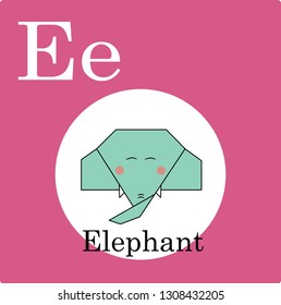 llustration letter for children from A to Z. The alphabet of animals. Cute illustrations of wildlife animals, savanna. Abc logo icon - vector graphic