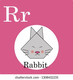 llustration letter for children from A to Z. The alphabet of animals. Cute illustrations of wildlife animals, savanna. Abc logo icon - vector graphic