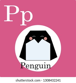 llustration letter for children from A to Z. The alphabet of animals. Cute illustrations of wildlife animals, savanna. Abc logo icon - vector graphic