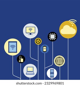 Ilustración del símbolo de dispositivos móviles.