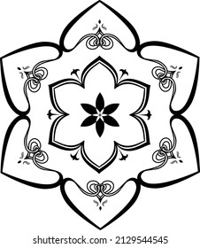 llustration vector graphic of ethnic mandala vector art - seamless pattern, with hand drawn floral doodle shape ornament in bright colors. fit for covers, fabric and ceramic motifs, print on clothes.