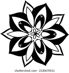 ilustración vectorial de la ilustración del arte vectorial de mandala étnica - patrón sin fisuras, con forma de doodle floral dibujado a mano ornamento en colores brillantes. apto para cubiertas, tejidos y motivos de cerámica, impreso en ropa.