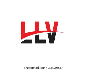 LLV Letter Initial Logo Design Vector Illustration