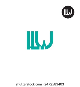 LLW Logo Letter Monogram Design