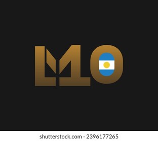 LM 10 luxury logo vector template.
