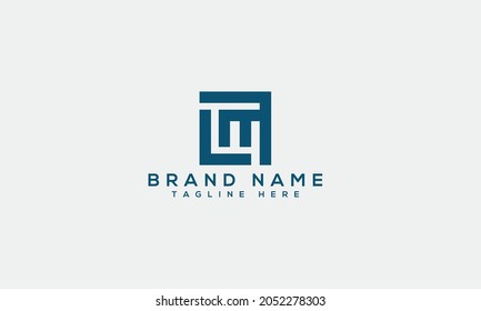 Diseño de logotipo creativo LM letra simple icono moderno