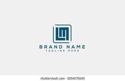 LM creative logo design business simple letter modern icon