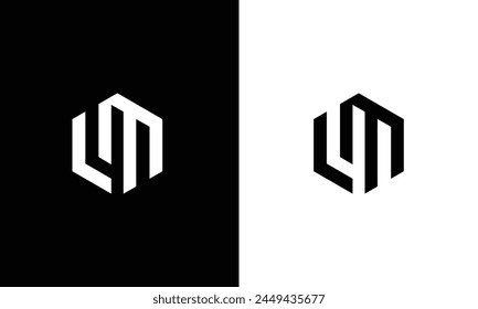 LM Icon Logo Design Template Vector