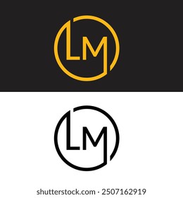 LM iogo icon vector design
