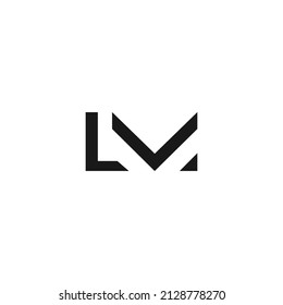 LM letter creative minimal branding logo