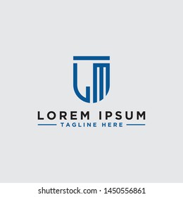 LM letters Initial icon / Monogram.- Vector inspiration logo design - Vector
