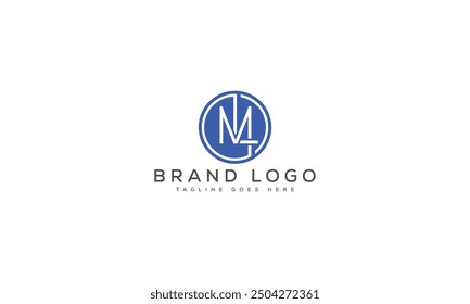 LM logo design vector template design for brand