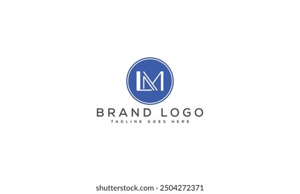 LM logo design vector template design for brand