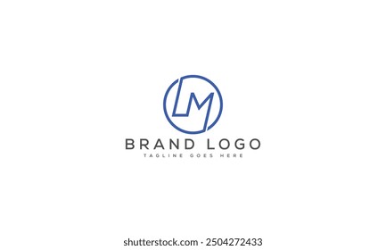 LM logo design vector template design for brand