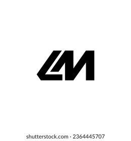 LM Logo, LM Monogram, Initial LM Logo, Letter LM Logo, Creative Icon, Vector