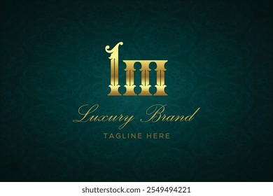 LM LUXURY LETTER LOGO DESIGN. It is a luxury letter monogram logo, this logo is made by combining two letters