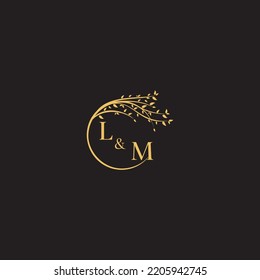 LM nature tree concept in high quality professional design that will print well across any print media