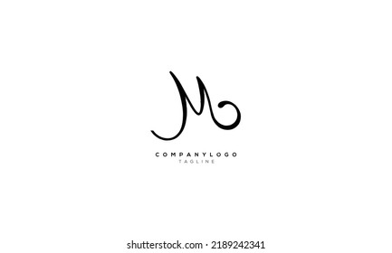 LMB BML Abstract initial monogram letter alphabet logo design