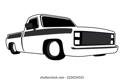 LMC truck Vector Illustration logo icon
