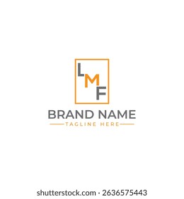 LMF Monogram Logo – Minimalist Business Branding Design

