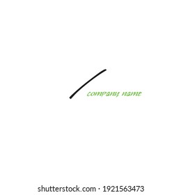 LN initial handwriting logo for identity
