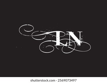 LN initial letter logo design and minimalist logo

