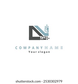 LN letter logo.L N V letter logo .company logo .vector 