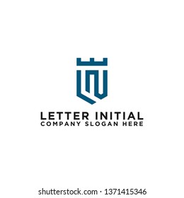 LN letters Initial icon / Monogram.- Vector inspirational logo design - Vector
