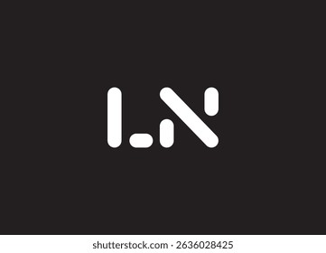 LN logo desing and monogram logo
