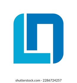 ln logo icon template symbol