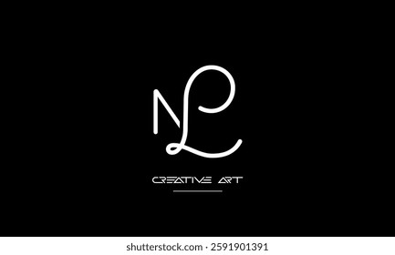 LN, NL, L, N abstract letters logo monogram