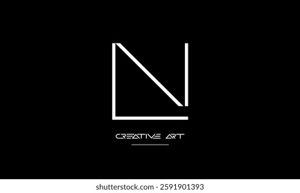 LN, NL, L, N abstract letters logo monogram