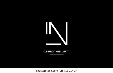 LN, NL, L, N abstract letters logo monogram